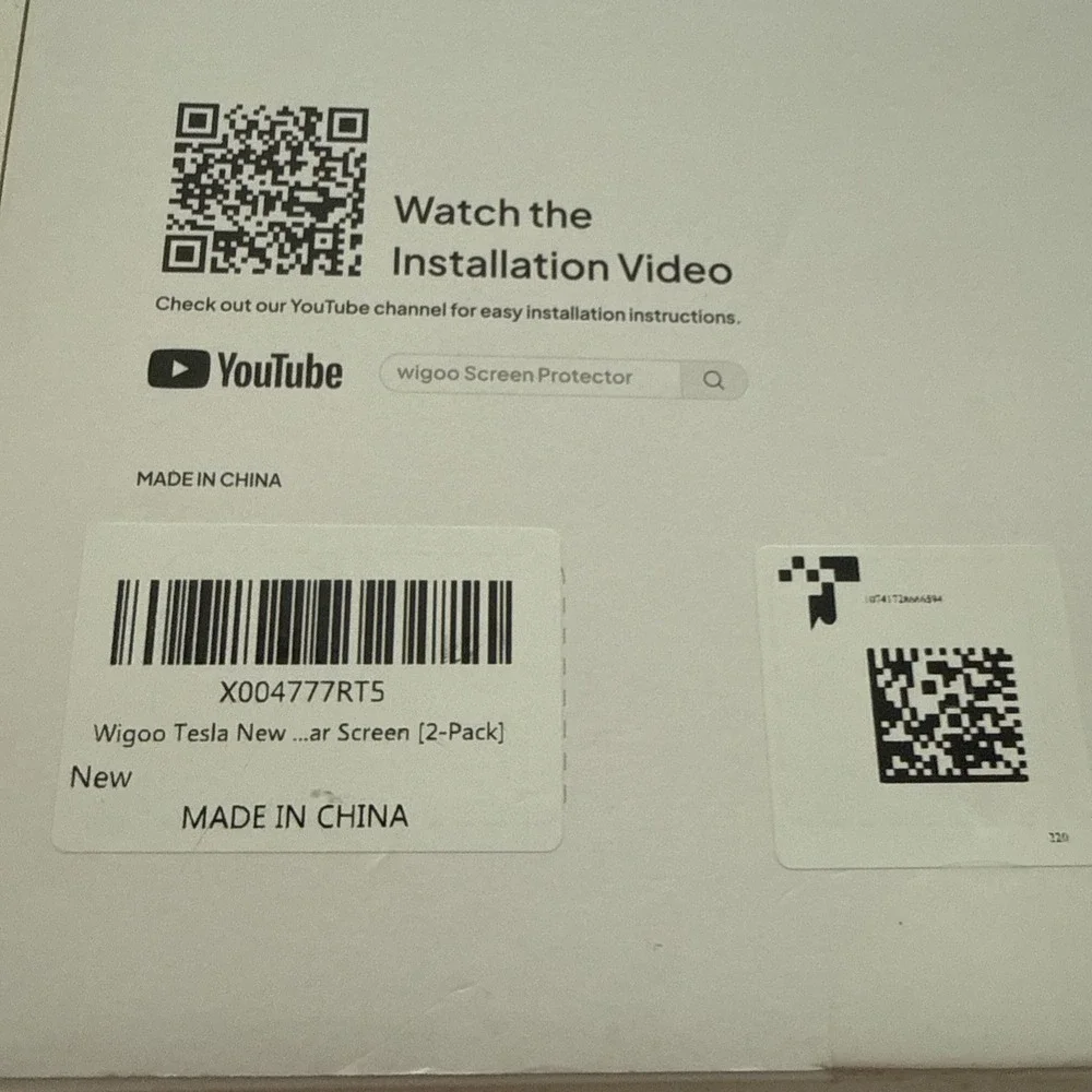 Tesla Model Y Premium 2025 & Model 3 (2024~2026) Screen Protector Matte